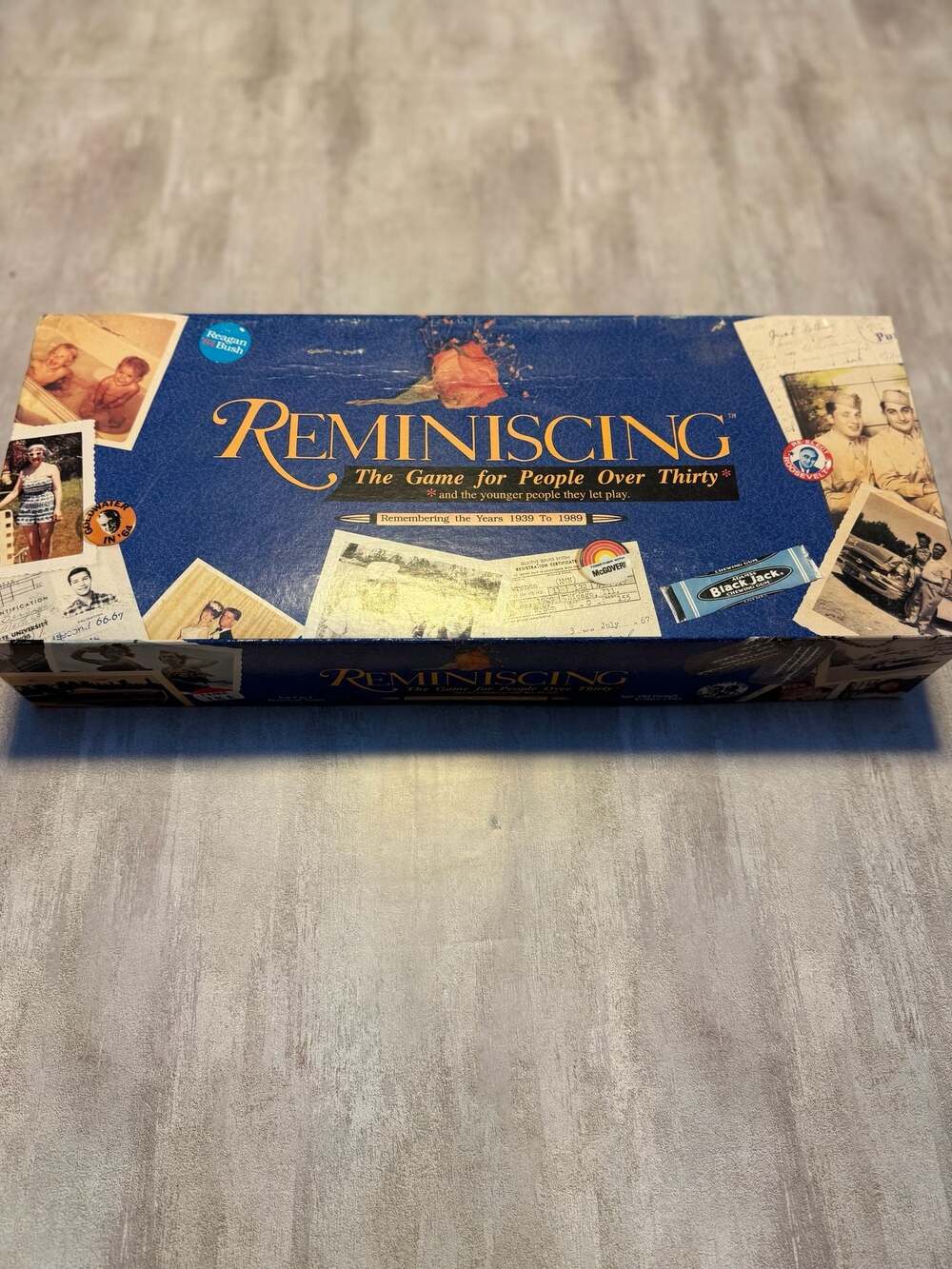TDC Games Reminiscing: The Game for People Over Thirty Vintage Board Game (1939-